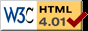 Valid HTML 4.01 Strict